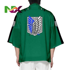 Disfraz de Cosplay de Shingeki No Kyojin, Impresión 3D, <span class=keywords><strong>Haori</strong></span>, Ropa de Dibujos Animados, Kimono de Anime, Capa, Sudadera con Capucha de Ataque a los Titanes - Product Image 5