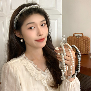 لؤلؤ محمول للسفر قابل للطي صغير للصيف طوق شعر صغير غير قابل للسحب مانع الانزلاق جذاب أنيق ديديماماس مزاجه - Product Image 2