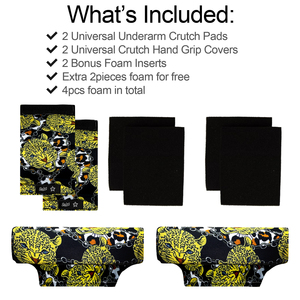 Soft Underarm Crutch <b>Cushion</b> Covers Skin Friendly <b>Pads</b> for Long Use Comfort - Product Image 2