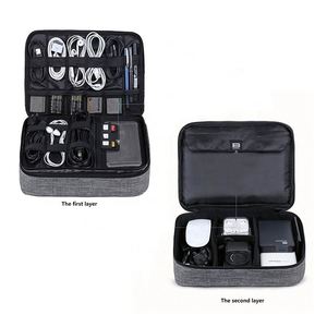 Multi-function Portable Tool Tote Bag Water Resistant Tool Kit Tote Organizer for Hard Drives Cables <b>Charger</b> - Product Image 2