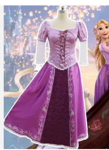Venta caliente púrpura Rapunzel disfraz vestido de mujer adulta de talla grande vestido de lujo para Halloween juego de rol - Product Image 2