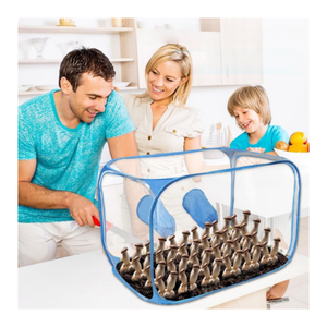 Kit de Cultivo de Hongos Plegable con Marco Metálico Moderno de 90x60x60 cm, Ecológico, con Bolsa de Plantación y Caja de Propagación para Uso Doméstico - Product Image 6