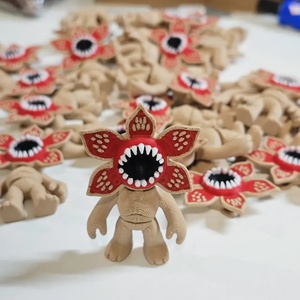 New Arrival 3D Movie <strong>Strangers</strong> Demogorgon Eleven <strong>Dustin</strong> Things Silicone Keychain Cartoon Plastic Doll Pendant Key Chain Ring - Product Image 3