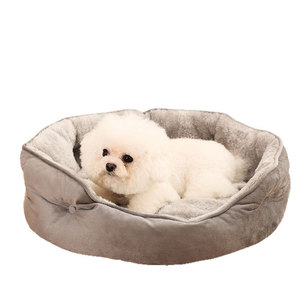 Hot Sale Luxury Anti-Slip Bottom <strong>Dog</strong> and Cat Nest Solid <strong>Pattern</strong> PP Cotton Filled Small Animal Sofa Bed - Product Image 1