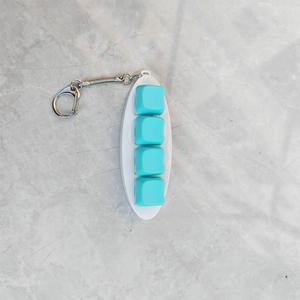 Conception personnalisée, diverses couleurs, anti-stress, <span class=keywords><strong>4</strong></span> touches, forme de chat, testeur de commutateur de clavier transparent, porte-<span class=keywords><strong>clés</strong></span>, commutateur MX - Product Image 6