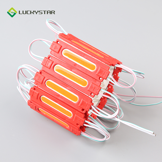 Светодиодный модуль, красный, 24 В, 1,5 Вт, COB, рекламный дизайн, высокояркие светодиодные осветительные модули