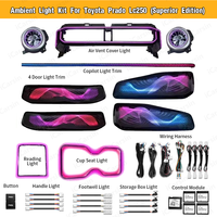 Icarsin Lumière Ambiante Dynamique 64 Couleurs pour Toyota Land Cruiser 250 LC250 Prado Accessoires d'Amélioration d'Éclairage LED Intérieur