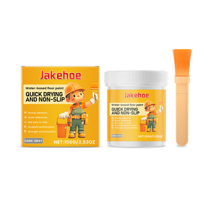 Jakehoe impermeabile a base d'acqua pavimento epossidico vernice resistente estetica rivestimento protettivo del pavimento facile applicazione con rullo Spray - Product Image 1