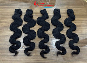 Extensiones de cabello humano virgen Remy vietnamita liso sedoso recto 2024 tejido de cabello todos los colores adecuado cutícula perfecta - Product Image 2