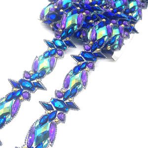 Nuevo Estilo de Adorno de Diamantes de Imitación Termoadhesivos Morado Azul AB para el Carnaval de <span class=keywords><strong>Granada</strong></span> 2025 para Prendas, Zapatos y Bolsos - Product Image 4