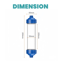Cartouches filtrantes vides rechargeables en ligne T33 de 10 pouces