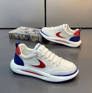 Tendencia de moda de suela gruesa de corte bajo para hombres y niñas, Maratón de corta distancia, deportes, <span class=keywords><strong>baloncesto</strong></span>, pareja, zapatos blancos - Product Image 4