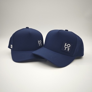 Gorra de Golf de Cinco Paneles de Alta Tecnología, Impermeable, con Emblema de Silicona Personalizado, Bajo MOQ, OEM, Perforada con Láser, Transpirable, Ropa Deportiva - Product Image 5