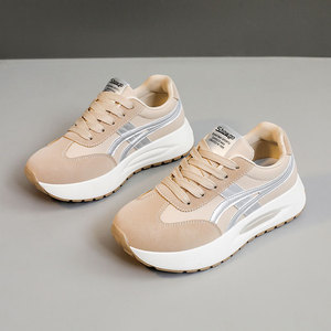 2026 New Design Breathable Lightweight Anti-Slippery Comfort Loafers Height Increasing Walking <b>Shoes</b> for Women - Product Image 5