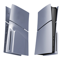 Plaques de couverture en argent sterling Disc Edition pour nouveaux panneaux de coque de console mince PS5 pour accessoires minces Playstation 5