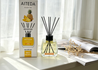 Diffuseur de parfum pour voiture écologique 120 ml, diffuseur à bâtonnets d'huiles essentielles sans flamme, purificateur d'air