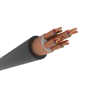 Großhandel RVVP 0,5mm 0,75mm PVC-isoliertes Kupfer 2 3 4 5 Adern Abgeschirmtes Kabel Niederspannungs-Elektrokabel - Product Image 4