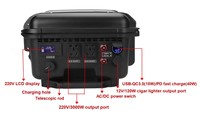 Station d'alimentation industrielle rechargeable hors réseau 220V 3000W 3108Wh personnalisée pour la vente en gros