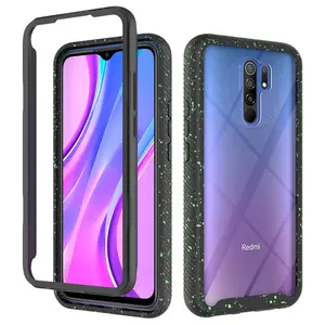 完全保護携帯電話ケースはXiaomiRedmi9C用の360保護アクリルTPUPC電話ケースをカバーします