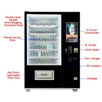 Máquina Expendedora Refrigerada DM-610-21.5T con 60 Selecciones, Pantalla Táctil de 21.5 Pulgadas, 4-25 ° C MDB Pago sin efectivo para refrigerios y bebidas