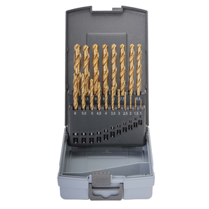 MECHWARE 19PCS <span class=keywords><strong>Set</strong></span> Mata Bor Inti HSS-G Berlapis TiN 1-<span class=keywords><strong>10mm</strong></span> DIN338 Panjang <span class=keywords><strong>10mm</strong></span> untuk Pengeboran Kayu - Product Image 2