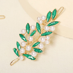 Miallo hợp kim phổ biến Bobby pins bán buôn ngọc trai Bridal Clip tóc phụ kiện cô gái đồ trang sức - Product Image 3