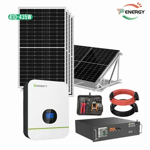 Solar Panel Kit Off Grid 15kw 10kw 5kw 8KVA Solar Energy System Package Solar Home System Off-grid Solar System Complete Set