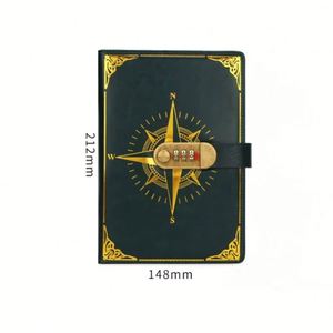 Promotion Journals <b>Diary</b> Paper Planner Custom Bound Leather Journal Dairy Notebook <b>With</b> <b>Lock</b> and Key - Product Image 2