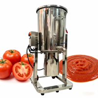 Commerciële 60L blender/mixer voor diverse groenten/fruit/koelvoedsel, industriële commerciële voedselhakselaar