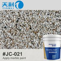 Peinture murale liquide à séchage rapide effet granit, résistante aux intempéries, pour revêtement extérieur texturé pierre, idéale pour raclage et pulvérisation