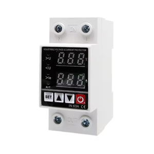 QJC Din Rail intelligente regolabile sotto gli stabilizzatori di tensione del protettore della corrente di tensione - Product Image 1