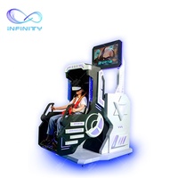 Manège virtuel populaire 9D VR, fauteuil VR, simulateur de jeu VR fou, machine à vendre