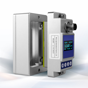 DN10 Clamp on Ultrasonic Flow <span class=keywords><strong>Meter</strong></span> para Água Óleo <span class=keywords><strong>Diesel</strong></span> com Display OLED de Alta Precisão e Design Montado na Parede - Product Image 1