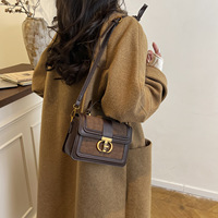 Nouveau Sac Carré Rétro 2026 – Texture Avancée Tendance, Design de Niche, Luxe Léger, Mode Féminine pour Dames