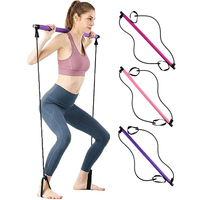 Bâton de Gymnastique Réglable pour Musculation, Fitness, Yoga, Pilates – Accessoires pour Entraînement Musculaire et Équipement d'Exercice Pilates