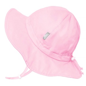 Sombrero de Sol para Bebé Niña con Logotipo Personalizado, UPF 50+, Ala Ancha, Correa, Sombrero de Pescador para Verano y Playa, 100% Algodón - Product Image 1
