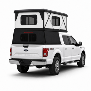 Caja de Camping Ligera de Aluminio para Camioneta, Tipo Pop-Up, Compatible con Toyota Tacoma, Ford Ranger <span class=keywords><strong>T6</strong></span> T7, para Campismo Todoterreno - Product Image 1