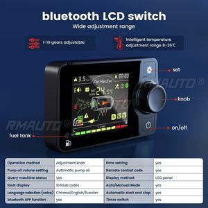 Chauffage au diesel pour voiture Hcalory 12V 24V 5-8KW, réservoir de 10L, écran LCD, application Bluetooth, télécommande, diffusion vocale - Product Image 6