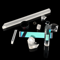 Tige de guidage lumineux hexagonale en verre optique, prisme de guidage lumineux à facettes polies pour instrument de beauté, laser médical, sur mesure