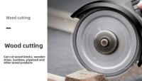 LYUWO pour meuleuse d'angle sans fil mini 12V sans balais, disque de meulage coulissant de 3 pouces, en alliage d'aluminium, portative, à batterie au lithium, pour le bricolage
