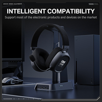 Headset OEM ONIKUMA GT839 2.4G Nirkabel Tipe C Tri-mode Head-mounted Over-ear Gaming dengan Mikrofon
