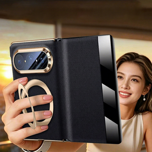 เคสโทรศัพท์ Pura XMax แบบหุ้มเต็มตัว ฝาพับแม่เหล็กพร้อมขาตั้งหมุนได้ ป้องกันรอยขีดข่วนแบบสองบานพับ สำหรับโทรศัพท์แบบพับหน้าจอได้ - Product Image 1