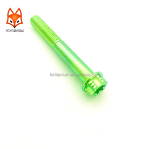 สลักเกลียวไทเทเนียมจาน M8หกเหลี่ยมตัวยึด GR5สำหรับรถจักรยานยนต์ไทเทเนียมอัลลอยด์ความแข็งแรงสูงแบบกำหนดเอง - Product Image 2