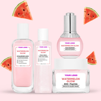 Lot de Soins Visage Pastèque : Collagène, Vitamine C, Acide Hyaluronique – Hydratant, Anti-rides, Éclaircissant