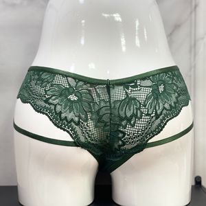 Nouvelle culotte string pour femme, broderie en dentelle, nœud ajouré, tendance et sexy, style triangle, pour un look irrésistible - Product Image 2