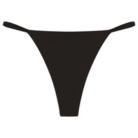 Tanga Fina de Talle Bajo Estilo Europeo-Americano, Ropa Interior Diaria, Tanga de Seda Helada Transpirable Sin Costuras, Novedad de Verano