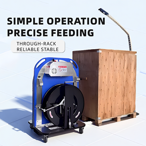 Equipo de Embalaje Automático, Flejadora Móvil para Tarimas, Precio de Fábrica, Máquina Flejadora Profesional - Product Image 2