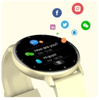 Reloj Inteligente ZL02 con Llamadas para Android, Resistente al Agua IP67, Ritmo Cardíaco, Presión Arterial y Oxígeno en Sangre, para Hombre y Mujer
