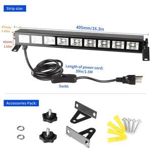 Applique murale led de haute qualité, <span class=keywords><strong>36W</strong></span>, spot lumineux avec prise et interrupteur, éclairage de fête, discothèque - Product Image 2