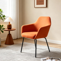 Chaise de réception moderne pour visiteurs, vente en gros d'usine, avec structure en acier et coussin confortable, idéale pour atelier, hôtel, salon